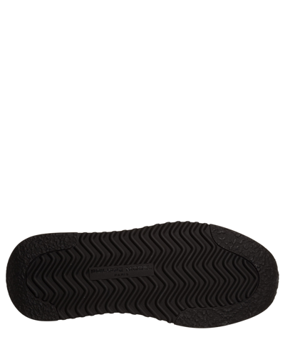 Philippe Model Panelled Crest-motif Sneakers In Blue