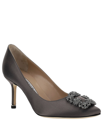 Shop Manolo Blahnik Pumps In Grey