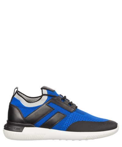 Shop Tod's Shoeker Sneakers In Blue