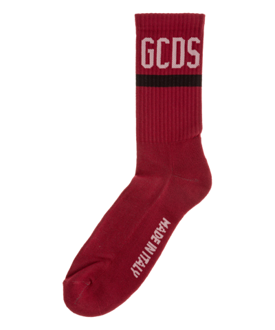 Shop Gcds Logo Socks In Red