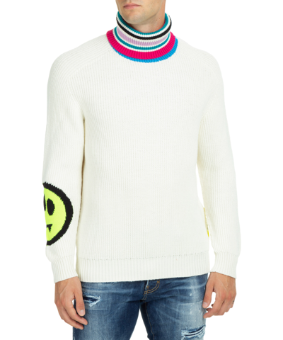 Shop Barrow Roll-neck Sweater In White