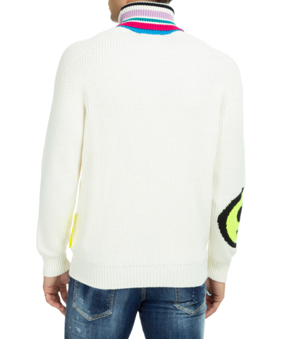 Shop Barrow Roll-neck Sweater In White