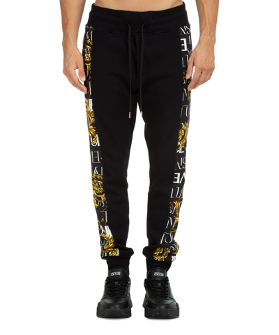 Versace Jeans Couture Logo Couture Sweatpants In Black