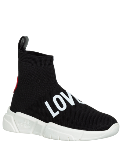 Shop Love Moschino High-top Sneakers In Black