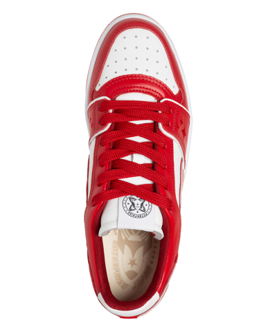 Enterprise Japan Rocket 3d Low-top Leather Sneakers In Red