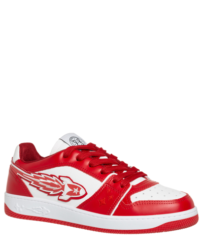Enterprise Japan Rocket 3d Low-top Leather Sneakers In Red