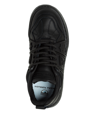 Shop Chiara Ferragni Eye Fly Sneakers In Black