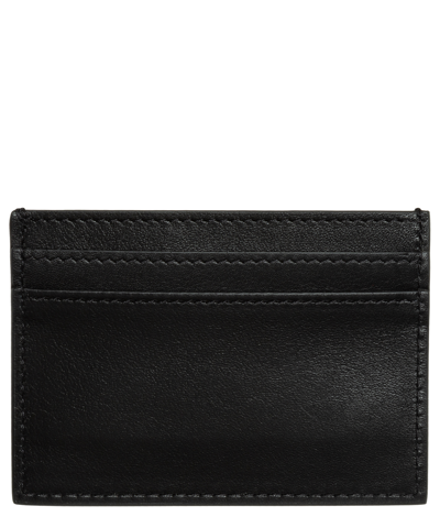 Shop Moschino Credit Card Holder In Black