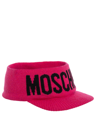 Shop Moschino Visor In Pink