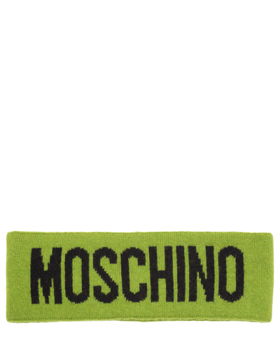 Shop Moschino Headband In Green