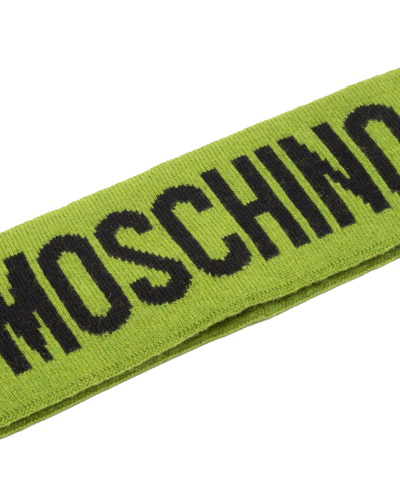 Shop Moschino Headband In Green