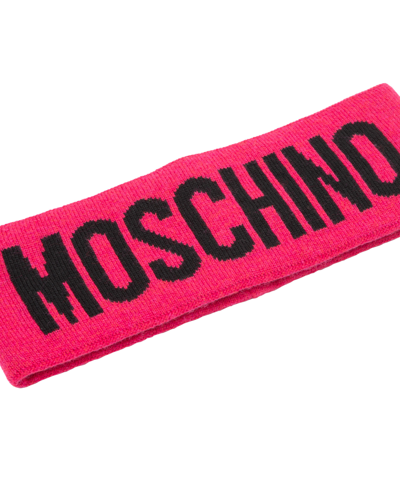 Moschino Cashmere Fascia In Pink