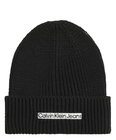 Shop Calvin Klein Jeans Est.1978 Beanie In Black