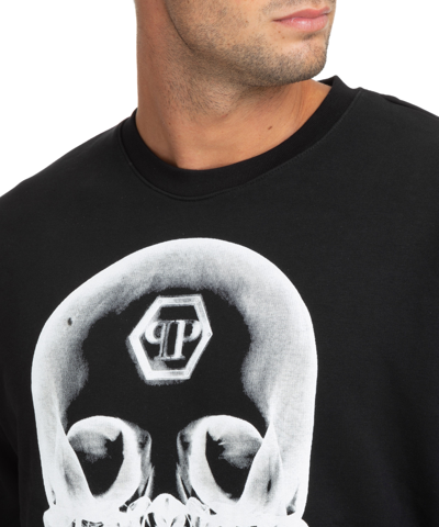 Shop Philipp Plein Skull Sweatshirt In Black