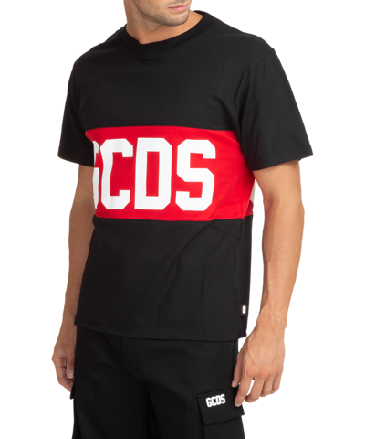 Shop Gcds Band Logo T-shirt In Black