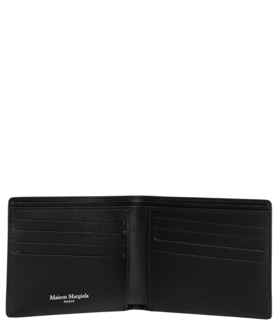 Maison Margiela Man Black Wallets & Cardholders In Black
