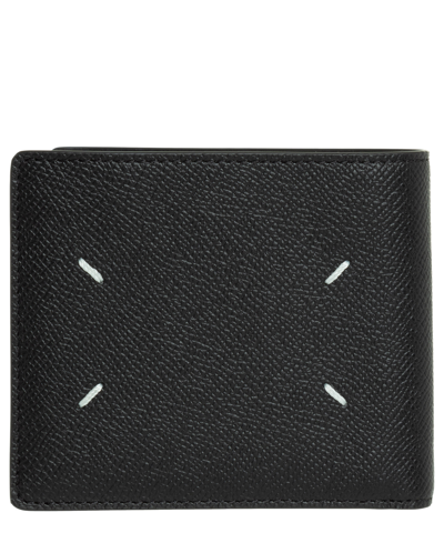 Maison Margiela Man Black Wallets & Cardholders In Black