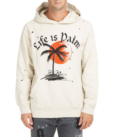 Shop Palm Angels Sunset Palms Hoodie In White