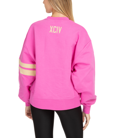 Shop Gcds Logo Sweatshirt In Pink