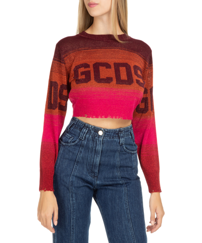 Shop Gcds Sweater In Orange