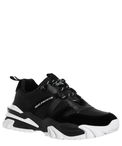 Shop Versace Jeans Couture Trail Treck Sneakers In Black