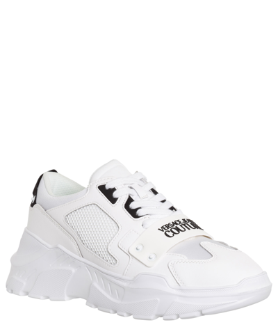 Shop Versace Jeans Couture Speedtrack Logo Sneakers In White