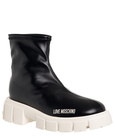 Shop Love Moschino Ankle Boots In Black