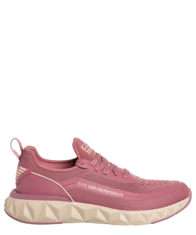Shop Ea7 Sneakers In Pink