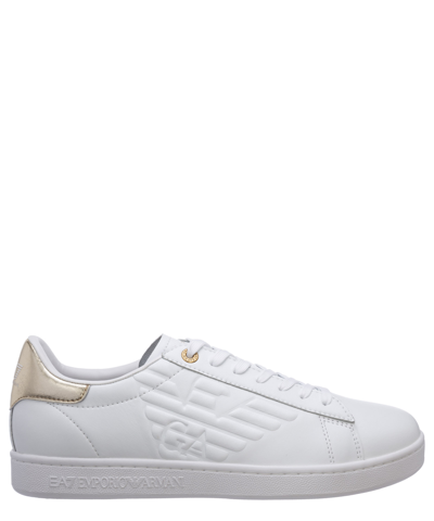 Shop Ea7 Classic Cc Sneakers In White