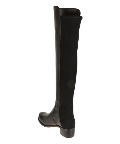 Shop Stuart Weitzman Reverse Boots In Black