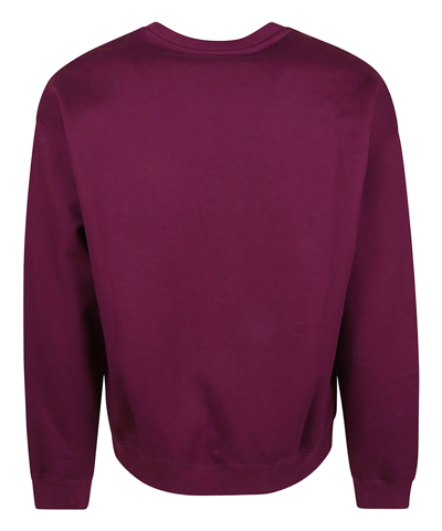 Shop Versace Sweatshirt In Violet