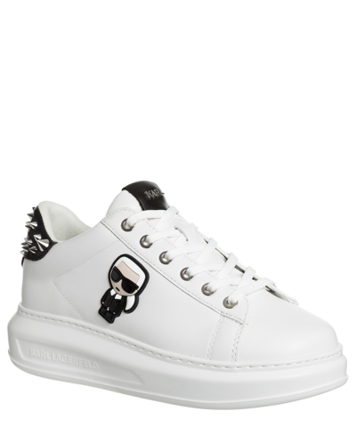 Shop Karl Lagerfeld Kapri K/ikonik Sneakers In White