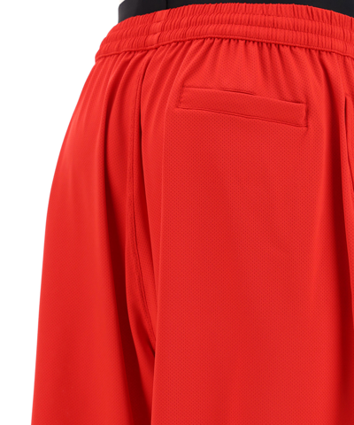Shop Balenciaga Swim Shorts In Red