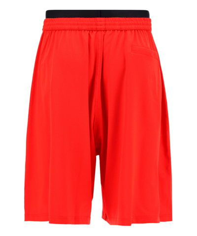 Shop Balenciaga Swim Shorts In Red