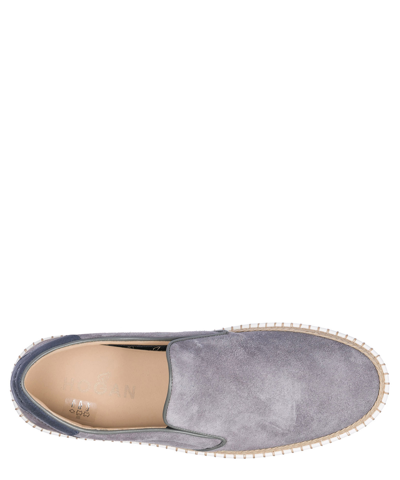 Shop Hogan R260 Slip-on Shoes In Grey