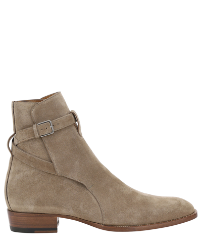 Saint Laurent Boots In Beige