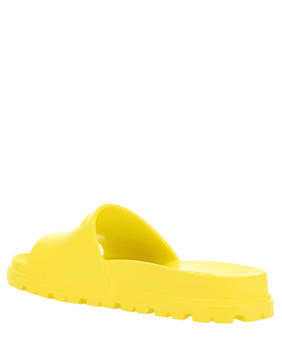 Prada Slides In Yellow | ModeSens