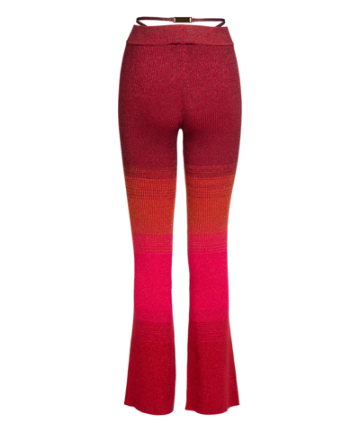 Shop Gcds Trousers In Red