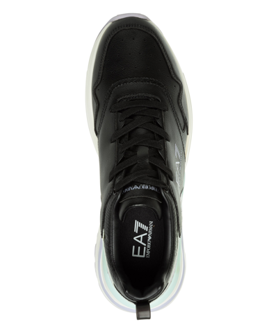 Shop Ea7 Bravery7 Sneakers In Black