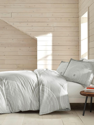 Shop Marimekko Fokus Comforter & Shams Set In Grey