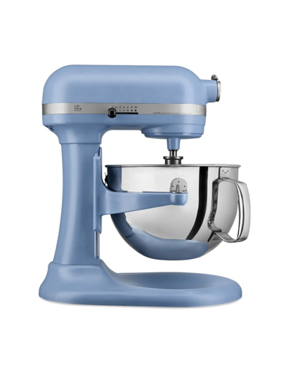 Shop Kitchenaid Professional 600 Series 6 Qt. Bowl-lift Stand Mixer & Pouring Shield In Blue Velvet