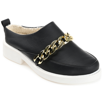 Journee Collection Collection Women's Tru Comfort Foam Sheah Flat In Black
