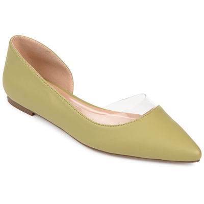Shop Journee Collection Collection Women's Mikki Flat In Green