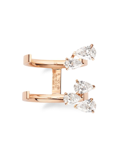 Shop Repossi Women's Serti Sur Vide 18k Pink Gold & 1.4 Tcw Diamond Ring