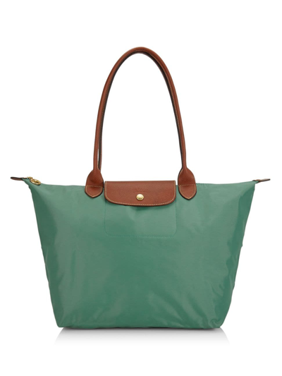 Shop Longchamp Women's Le Pliage Large Tote Bag In Cypress