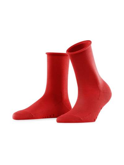 Shop Falke Women's Active Breeze Socks In Scarlet