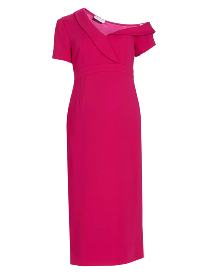 Shop Emilia George Women's Lauren Off-the-shoulder Dress In Rasberry Pink