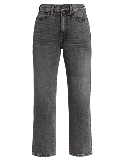 Shop Slvrlake Women's Straight-leg London Crop Jeans In Many Moons