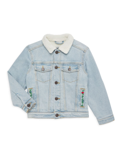 Shop Icecream Little Girl's & Girl's Frosty Jacket In Denim
