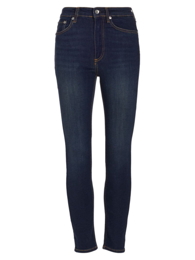Shop Rag & Bone Women's Nina High-rise Skinny Jeans In Carmel